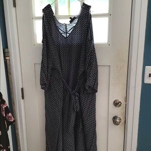 Cold shoulder jumpsuit